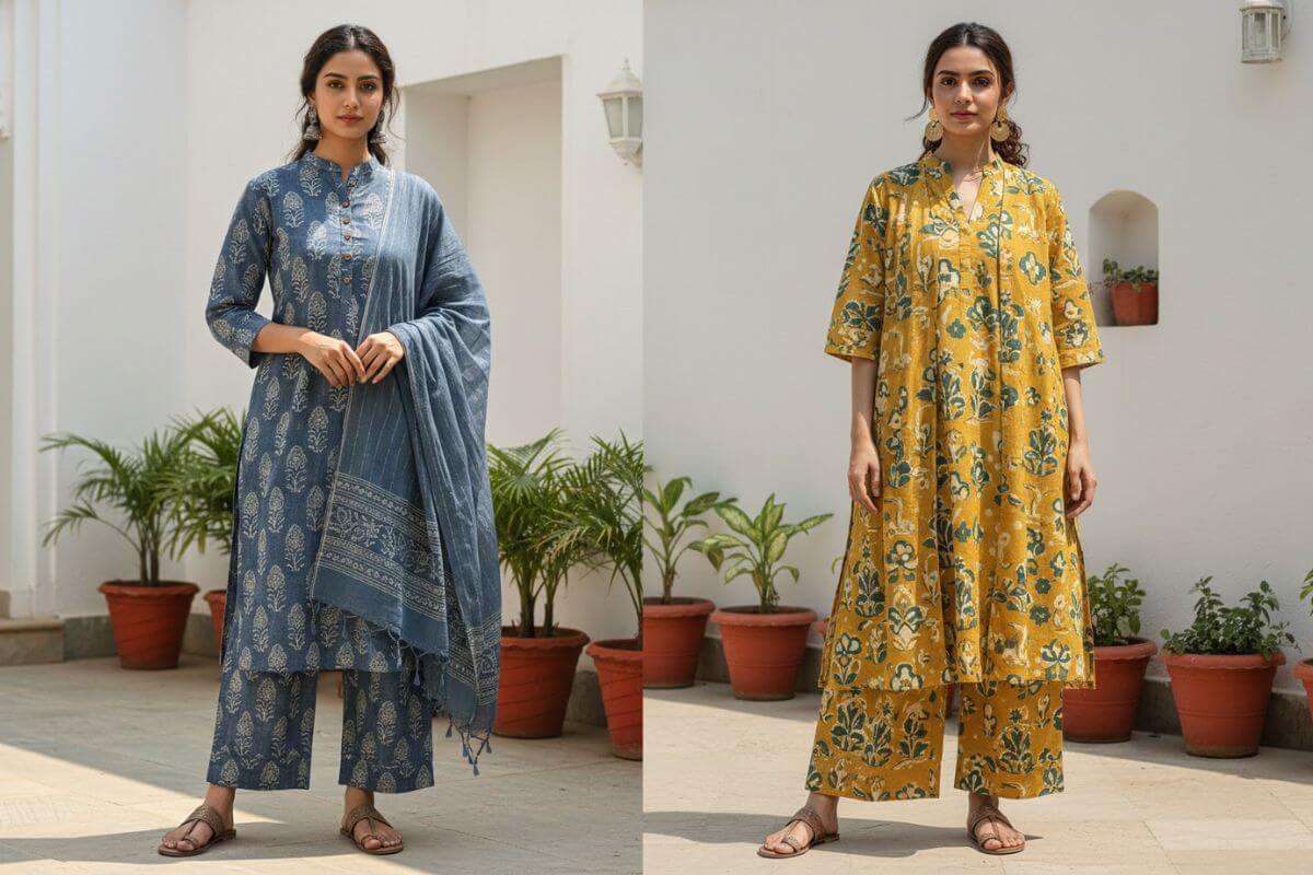 Cotton Suit Set Design 
