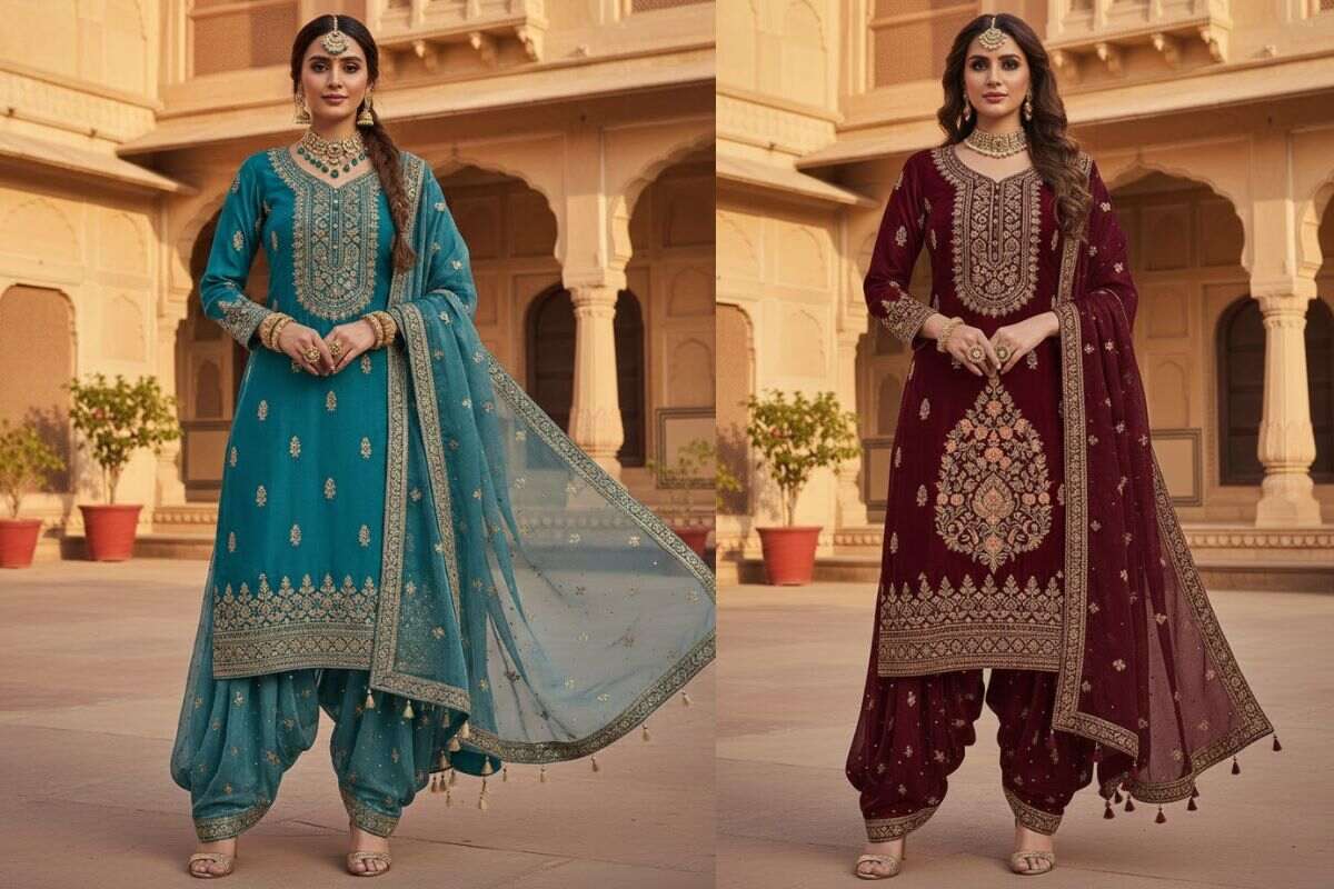 Patiala Suit Set Design 