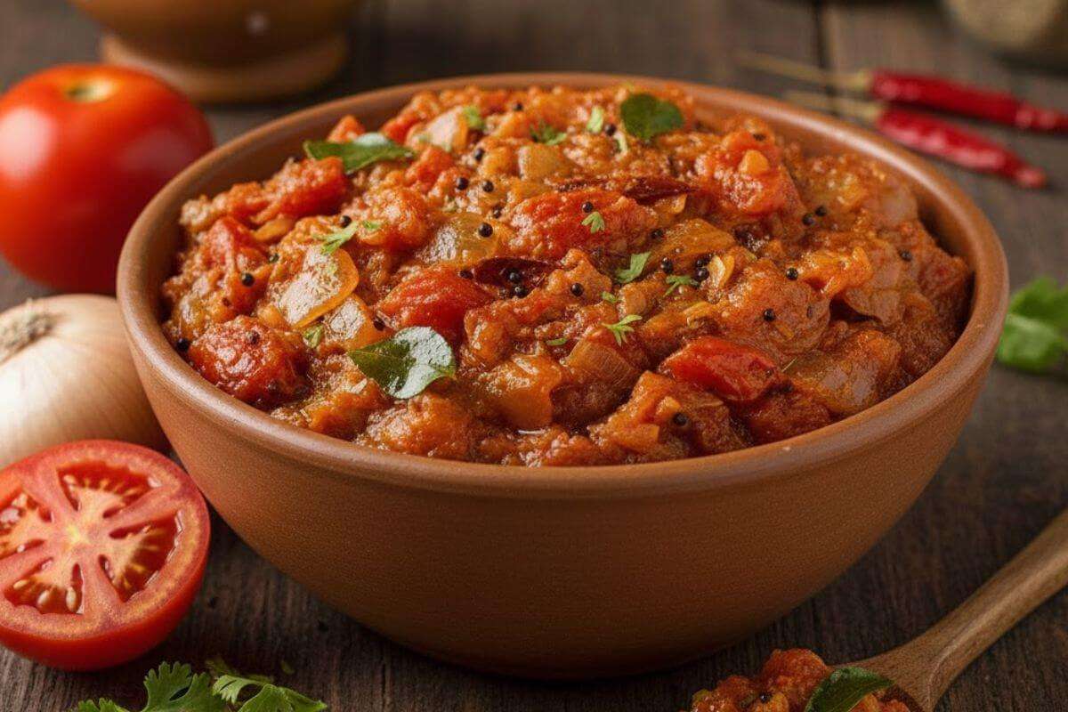 Tomato-Onion Chutney Recipe: स्वाद में एकदम मजेदार, घर पर बनाएं मुंह में पानी ला देने वाली टमाटर-प्याज की चटनी