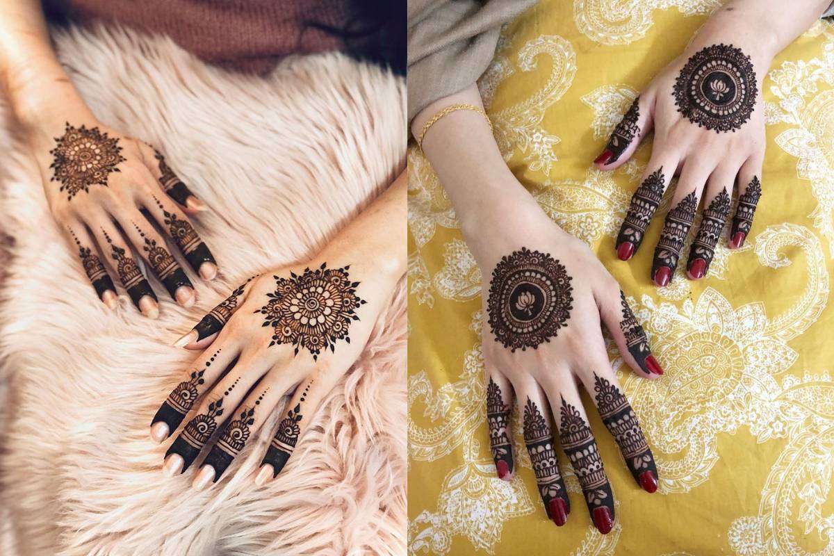 Traditional Centre Mandala Mehndi Design