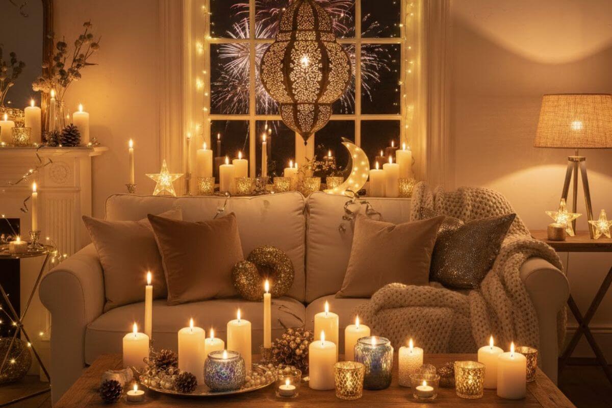 candle and lamp decoration
