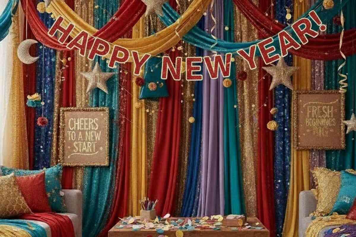 clothes and banner decoration