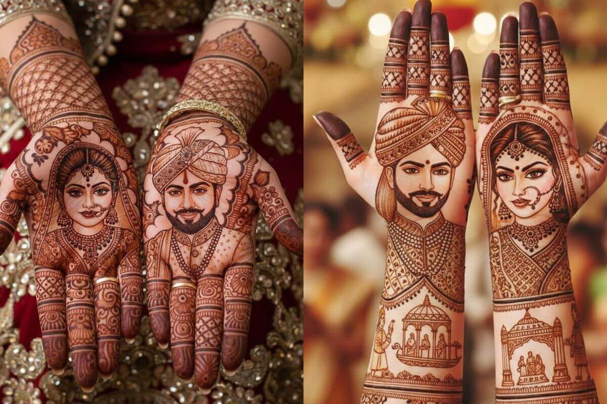 dulha dulhan mehndi