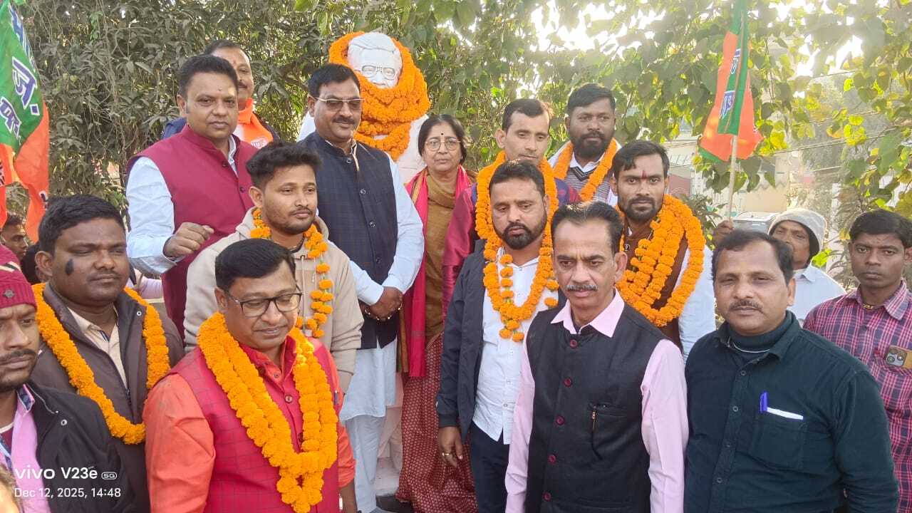 भाजपा की बैठक में सात मंडल अध्यक्षों का हुआ चयन