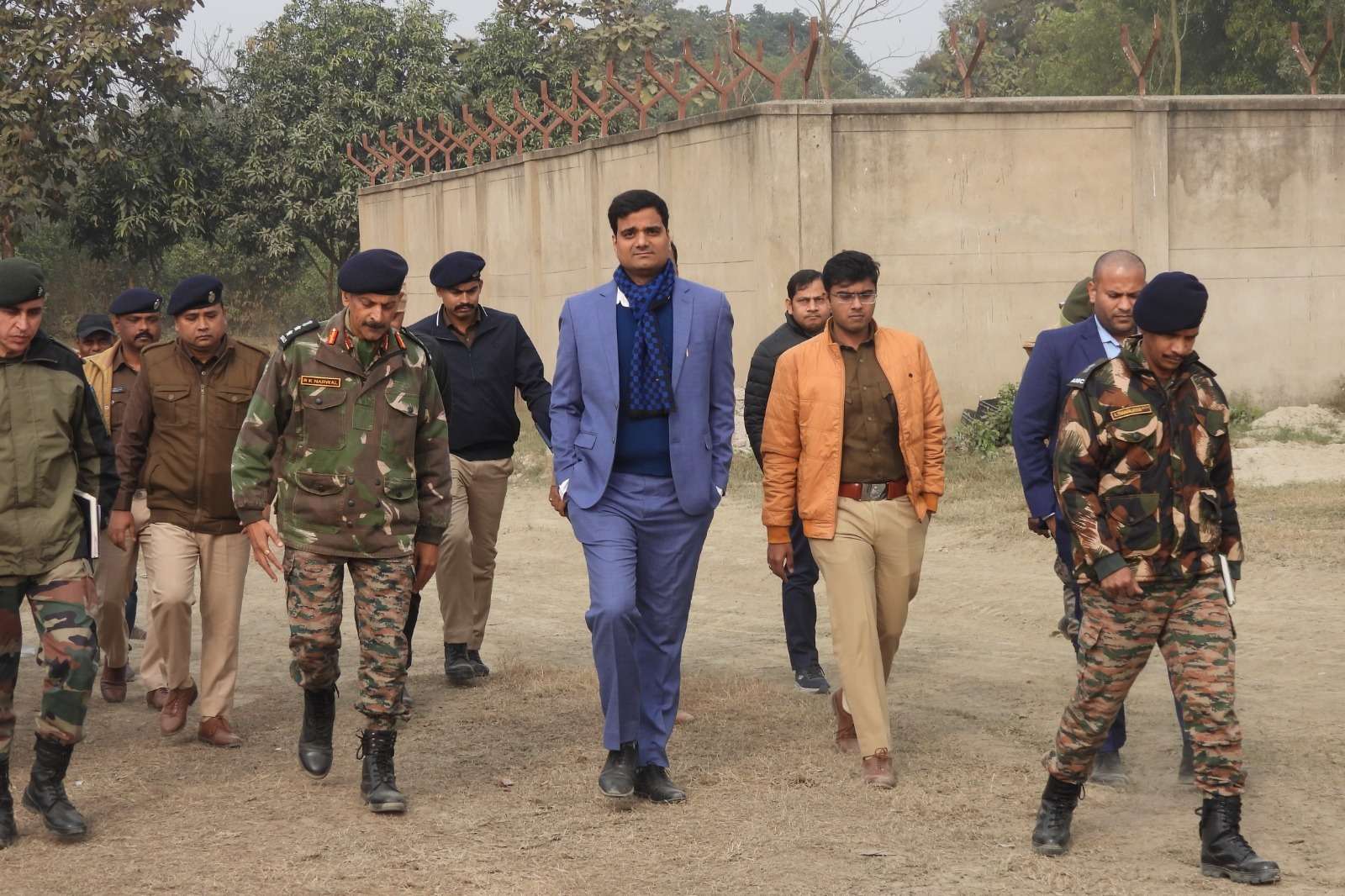 अग्निवीर: भर्ती रैली स्थल का डीएम व एसपी ने किया निरीक्षण