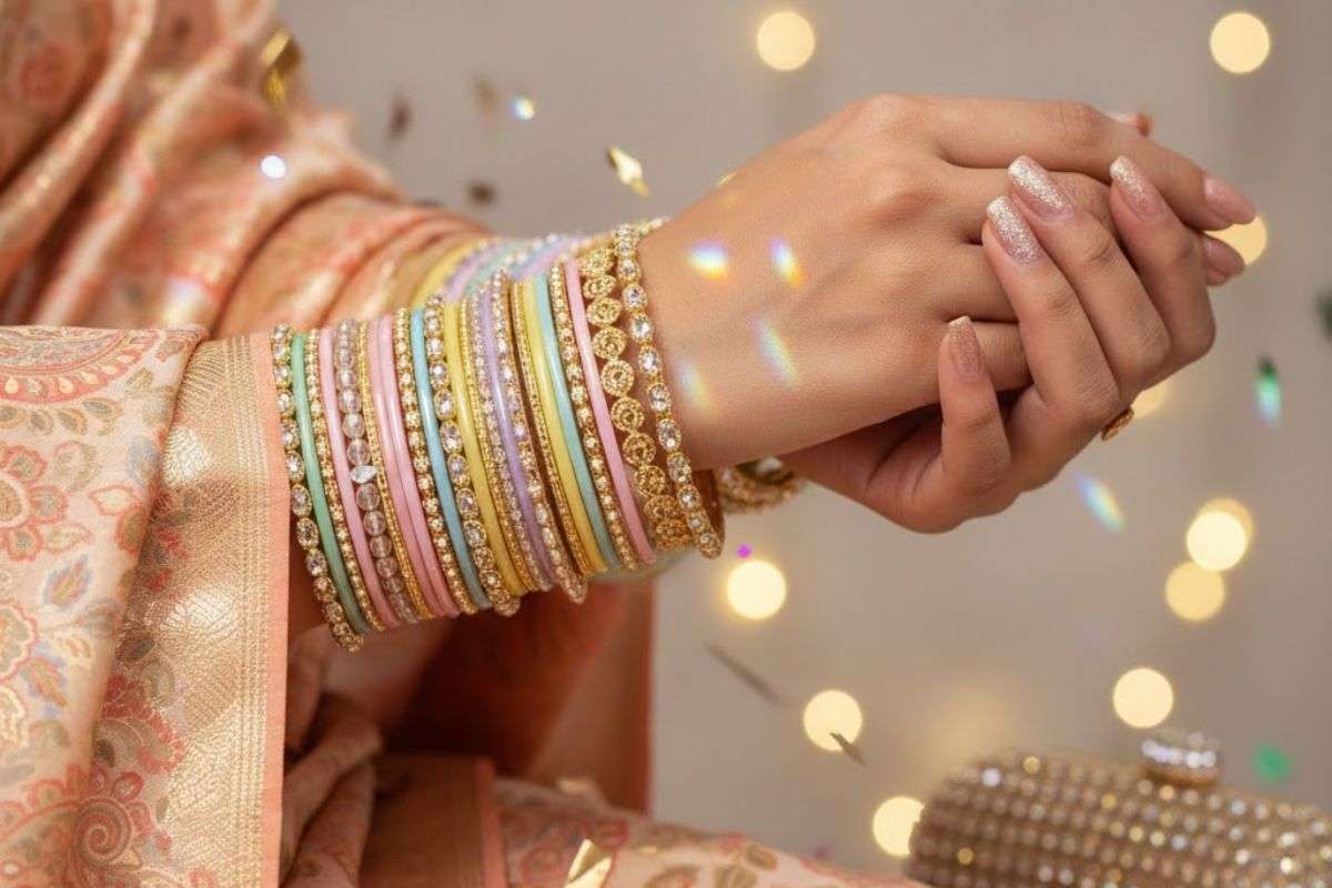 pastel shade bangles