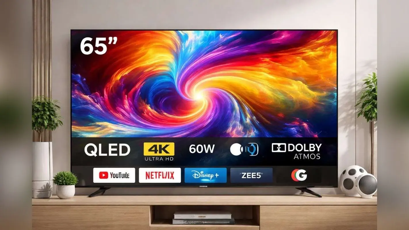 40 हजार से कम में मिल रहा 65 inch Smart TV, नये साल पर सस्ते में घर बैठे उठाएं थिएटर जैसा मजा