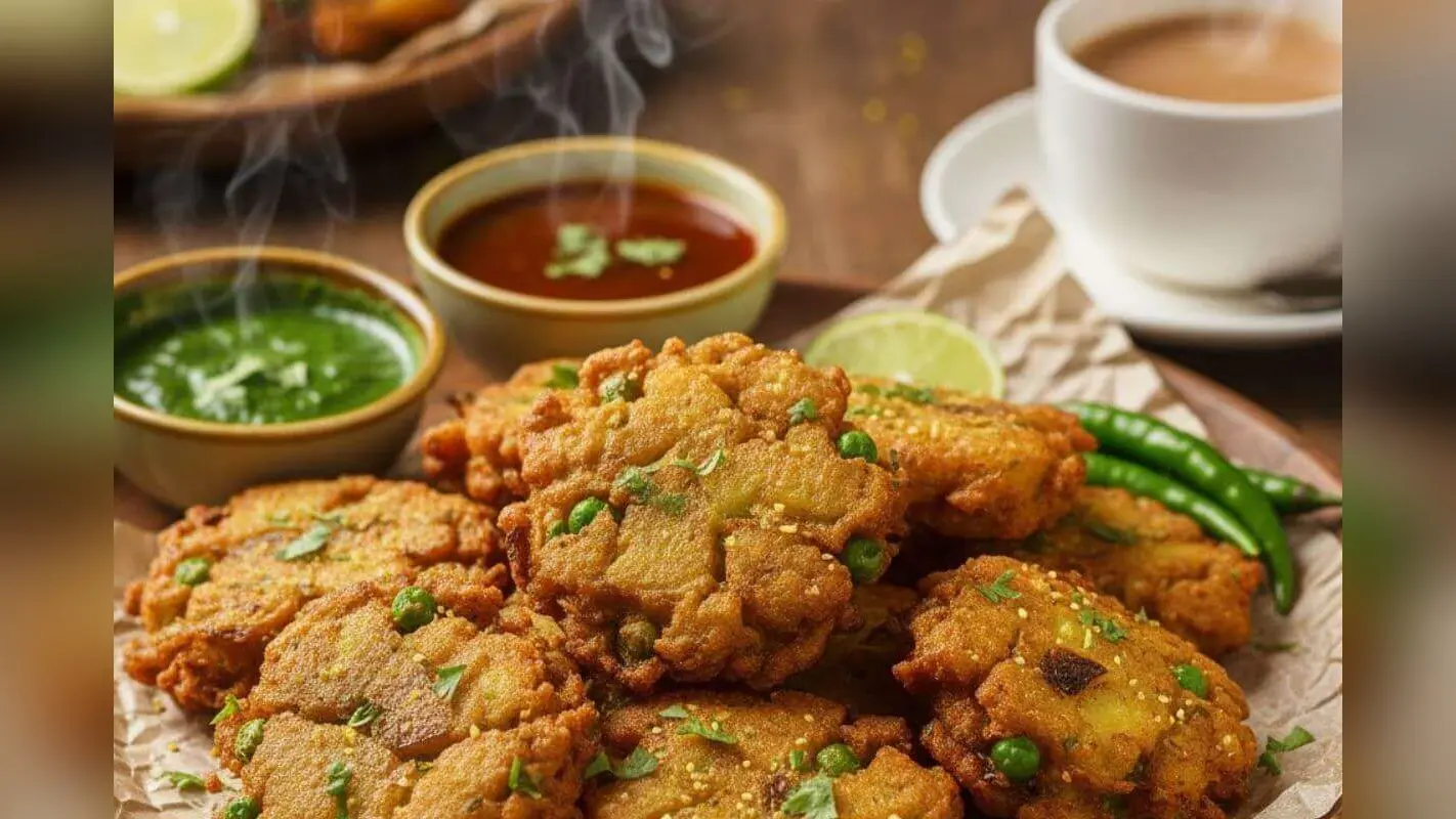 Aloo-Matar Pakoda Recipe: सर्दियों में चाय के साथ खाने में आ जाएगा मजा, बनाएं क्रिस्पी आलू-मटर पकौड़े