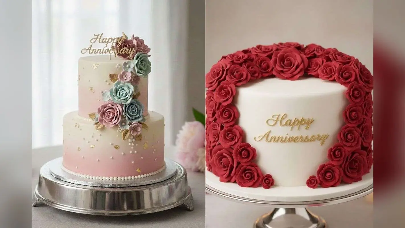 Anniversary Cake Design: शादी की सालगिरह सेलिब्रेशन को बनाएं बेहद खास, इन खूबसूरत केक डिजाइन को करें ट्राई