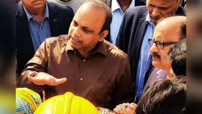 कोल इंडिया के चेयरमैन पहुंचे धनबाद, गैस प्रभावित क्षेत्र का किया दौरा, लोगों से की अपील