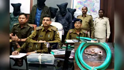 जसीडीह में इंटरस्टेट क्रूड ऑयल चोर गिरोह के 5 संदिग्ध गिरफ्तार, हल्दिया-बरौनी पाइपलाइन से चोरी के उपकरण जब्त
