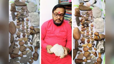 झारखंड की इस पहाड़ी पर हुई थी सभ्यता की पहली सुबह, पाषाण युग के रहस्यों की खोज में लगे पंडित अनूप वाजपेयी का दावा