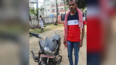 चोरी की बाइक के साथ युवक को दबोचा