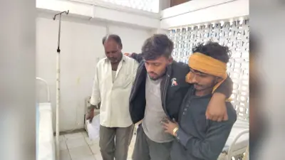 सड़क दुर्घटना में ऑटो सवार युवक जख्मी