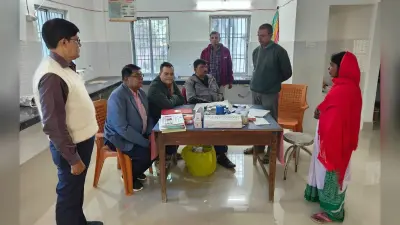 बीडीओ-सीओ ने सीएचसी का किया औचक निरीक्षण