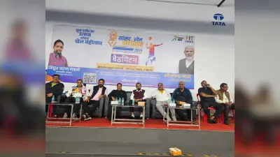 Sansad Khel Mahotsav Badminton tournament at mohan ahuja : सारा शर्मा, शिफा, कृष व सैयद वाली सेफा में