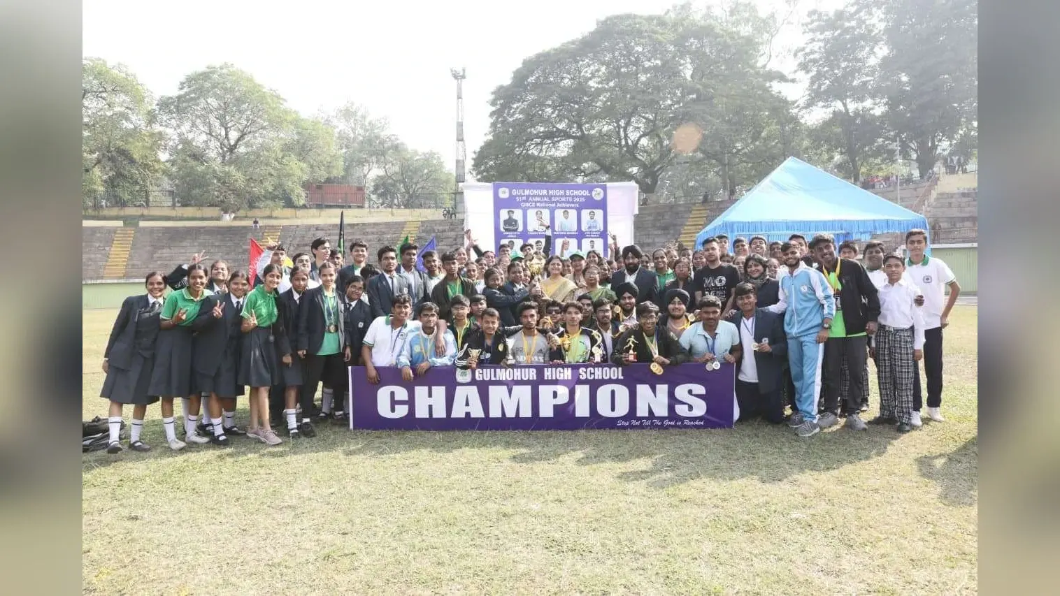 Gulmohar High school Annual sports day : जिया और श्रीतीर्थ बने बेस्ट एथलीट