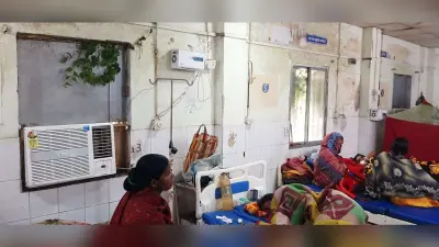 बर्न वार्ड में झाड़ियां घुसीं अंदर, मरीजों पर बढ़ा संक्रमण का खतरा