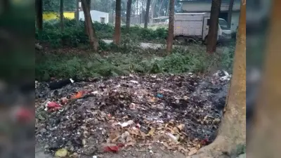 सीएचसी में गंदगी का अंबार, संक्रमण की आशंका