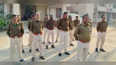 चौकीदार व दफादारों की करायी परेड