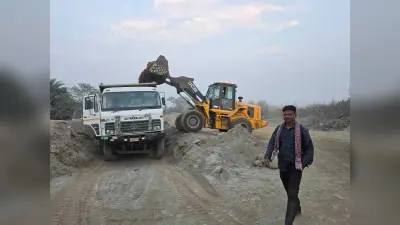 सीओ ने 1400 सीएफटी अवैध बालू किया जब्त