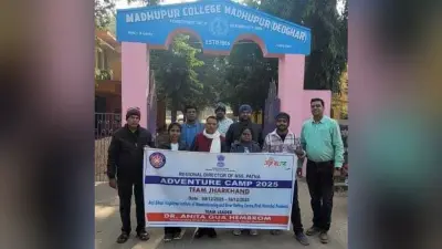 एडवेंचर कैंप के लिए हिमाचल प्रदेश रवाना हुई मधुपुर की टीम