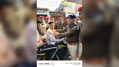 वाहन चालकों से ट्रैफिक नियम पालन करने की अपील