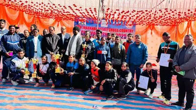 Chaibasa News : क्रॉस कंट्री में पश्चिमी सिंहभूम की महिला टीम ओवरऑल चैंपियन