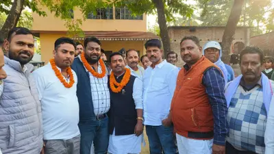 फारबिसगंज में एमएलए का किया स्वागत