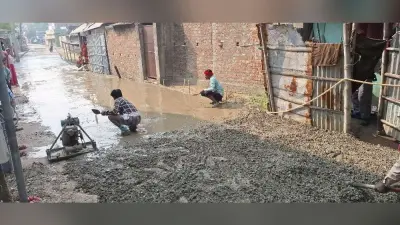 एजी बाजार पुरानी हाट से धर्मशाला तक बन रही सड़क पर उठे सवाल