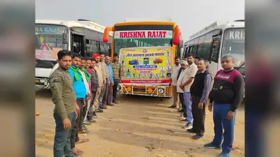 Deoghar news : नशा, नींद और तेज रफ्तार पर नियंत्रण लगाने के लिए ड्राइवरों के बीच चलाया जागरुकता अभियान