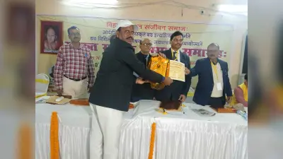 संस्कृत साधक के तौर पर सम्मानित हुए प्राचार्य