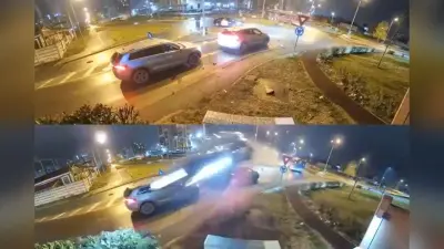 Viral Video: सड़क से हवा में उड़ी और दो कारों को पार कर गई मर्सिडीज, भयानक दुर्घटना का वीडियो देख सहम जाएगा दिल