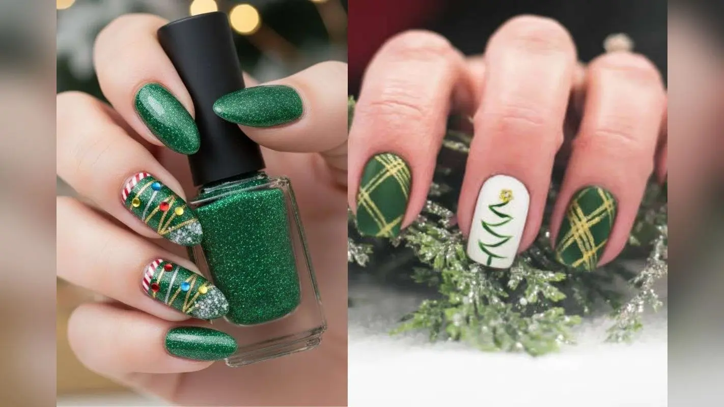 Green Nail Art for Christmas: क्रिसमस की पार्टी में स्टनिंग लुक देंगे हरे रंगों वाले ये नेल आर्ट