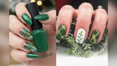 Green Nail Art for Christmas: क्रिसमस की पार्टी में स्टनिंग लुक देंगे हरे रंगों वाले ये नेल आर्ट