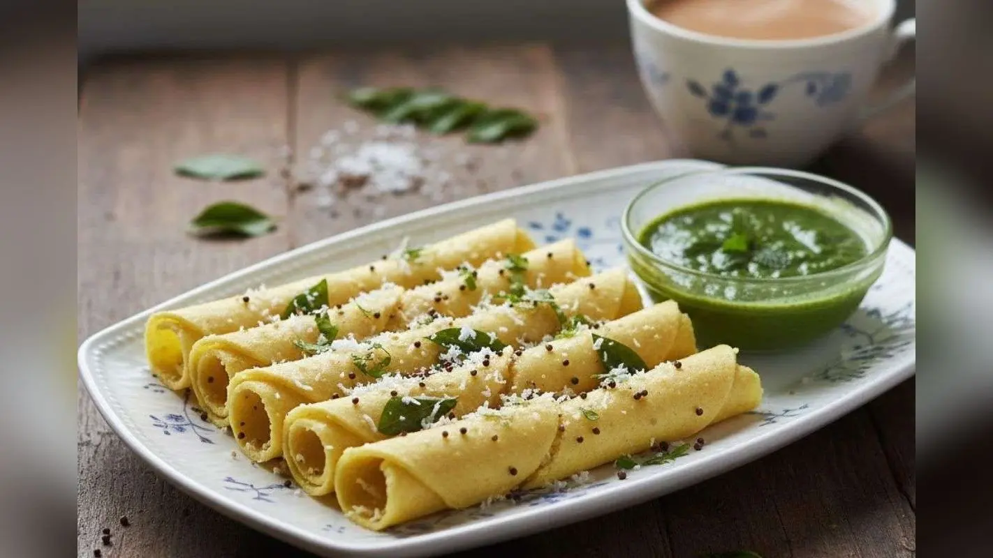 Gujarati Style Khandvi Recipe: टेस्ट में लाजवाब है गुजरात की फेमस डिश खांडवी, ब्रेकफास्ट में आप भी करें ट्राई