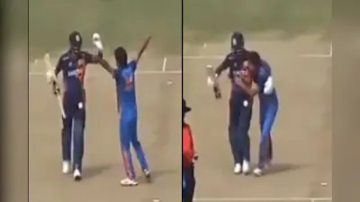 SMAT मैच के दौरान हार्दिक और रवि बिश्नोई का क्यूट मोमेंट वायरल, जब आउट हुए पांड्या, VIDEO