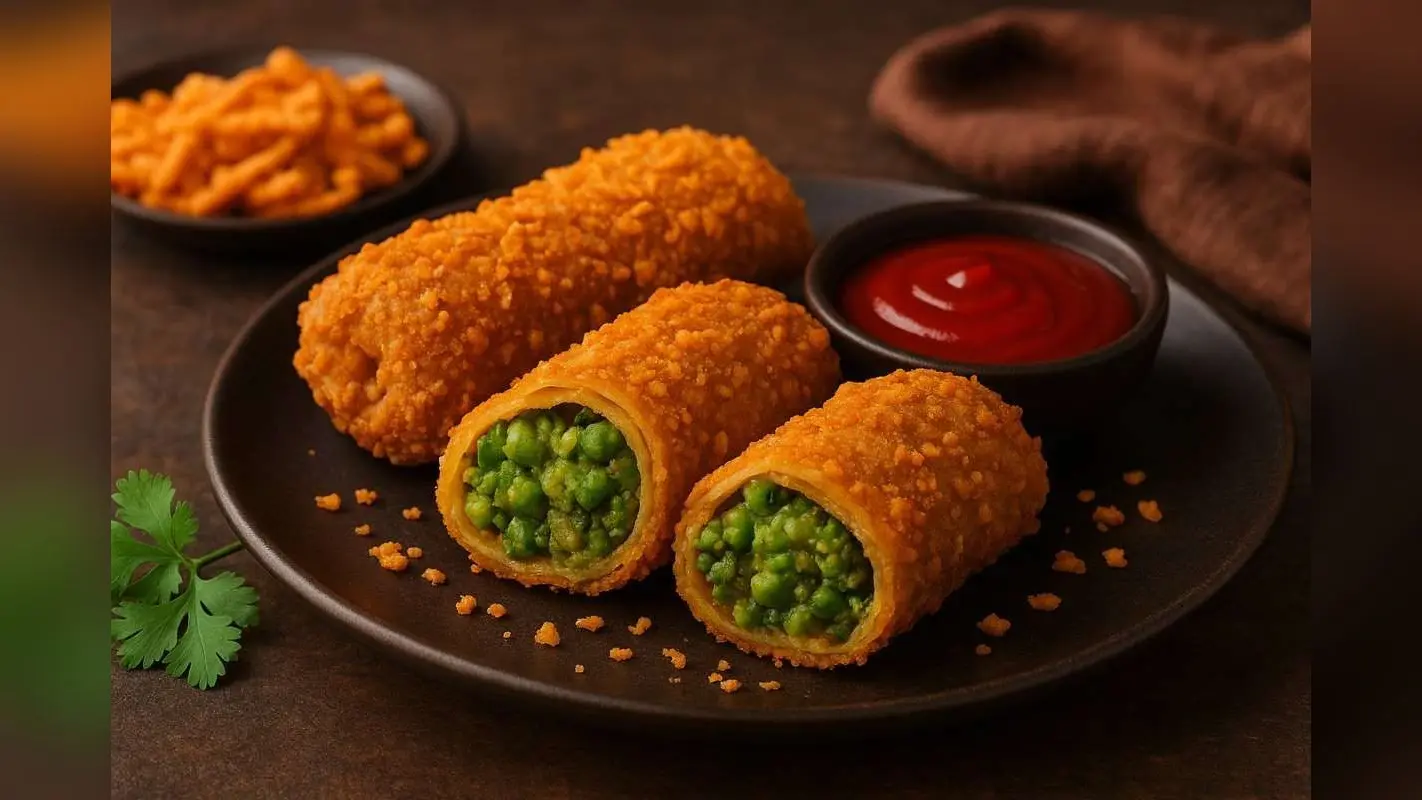 Kurkure Matar Roll Recipe: शाम की चाय के साथ ट्राई करें कुरकुरे मटर रोल, मिनटों में दूर होगी थकावट और मूड होगा फ्रेश
