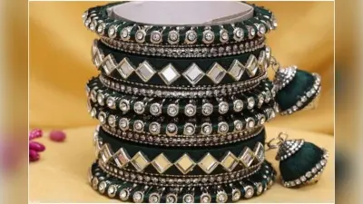 Latest Mirror Work Bangle Designs 2025: इन चूड़ियों के सामने फीका पड़ जाएगा सोना,देखें मिरर वर्क के सबसे ट्रेंडी डिजाइन