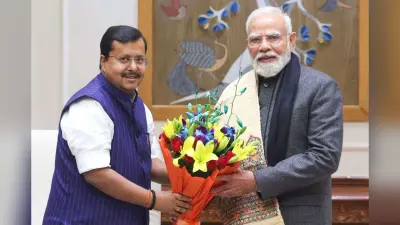 Delhi: PM मोदी से मिले BJP के नए कार्यकारी अध्यक्ष नितिन नबीन, प्रधानमंत्री ने दी बधाई
