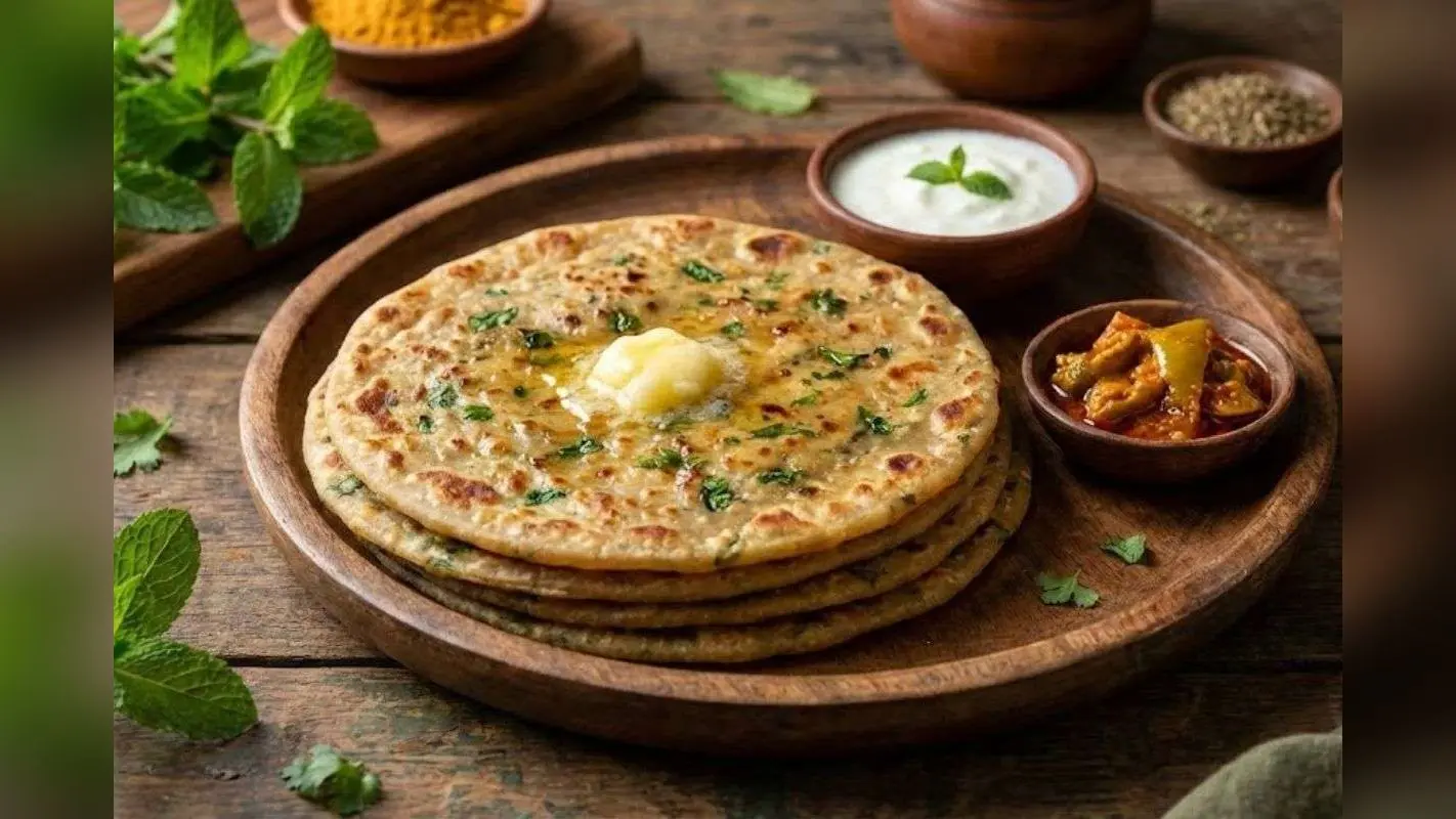 Pudina Masala Paratha: ब्रेकफास्ट की टेंशन खत्म, इस तरह मिनटों में बनेगा पुदीना मसाला पराठा