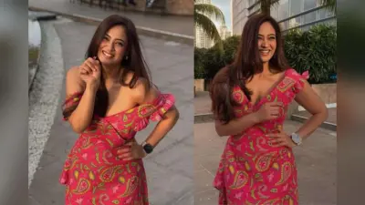 Shweta Tiwari Glamorous Photos: 45 की उम्र में श्वेता तिवारी ने ढाया ऑफ-शोल्डर ड्रेस में कहर, संस्कारी बहु से बनी ग्लैमरस डीवा, फैंस बोले- संतूर मम्मी