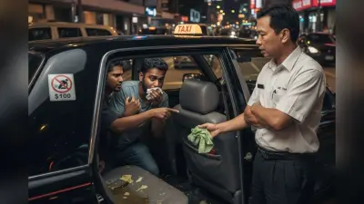 सिंगापुर में नशे में धुत दो भारतीयों ने टैक्सी में की उल्टी, पैसे देने से किया इंकार, ड्राइवर बोला- दर्द हद से बाहर!