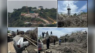 डरबन में 4 मंजिला हिंदू मंदिर ढहा, 2 लोगों की मौत और कई मलबे में दबे, लगनी थी दुनिया की सबसे बड़ी नरसिंहदेव की मूर्ति