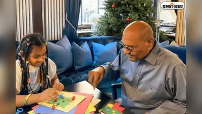 क्राफ्ट टेबल पर रचा गया प्यार, नातिन माही संग Vedanta Group के चेयरमैन का इमोशनल क्रिसमस