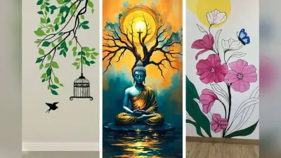 बिना पेंट और तोड़-फोड़ के घर को दें नया लुक – ये Wall Sticker Decor Ideas बदल देंगे आपकी दीवारें