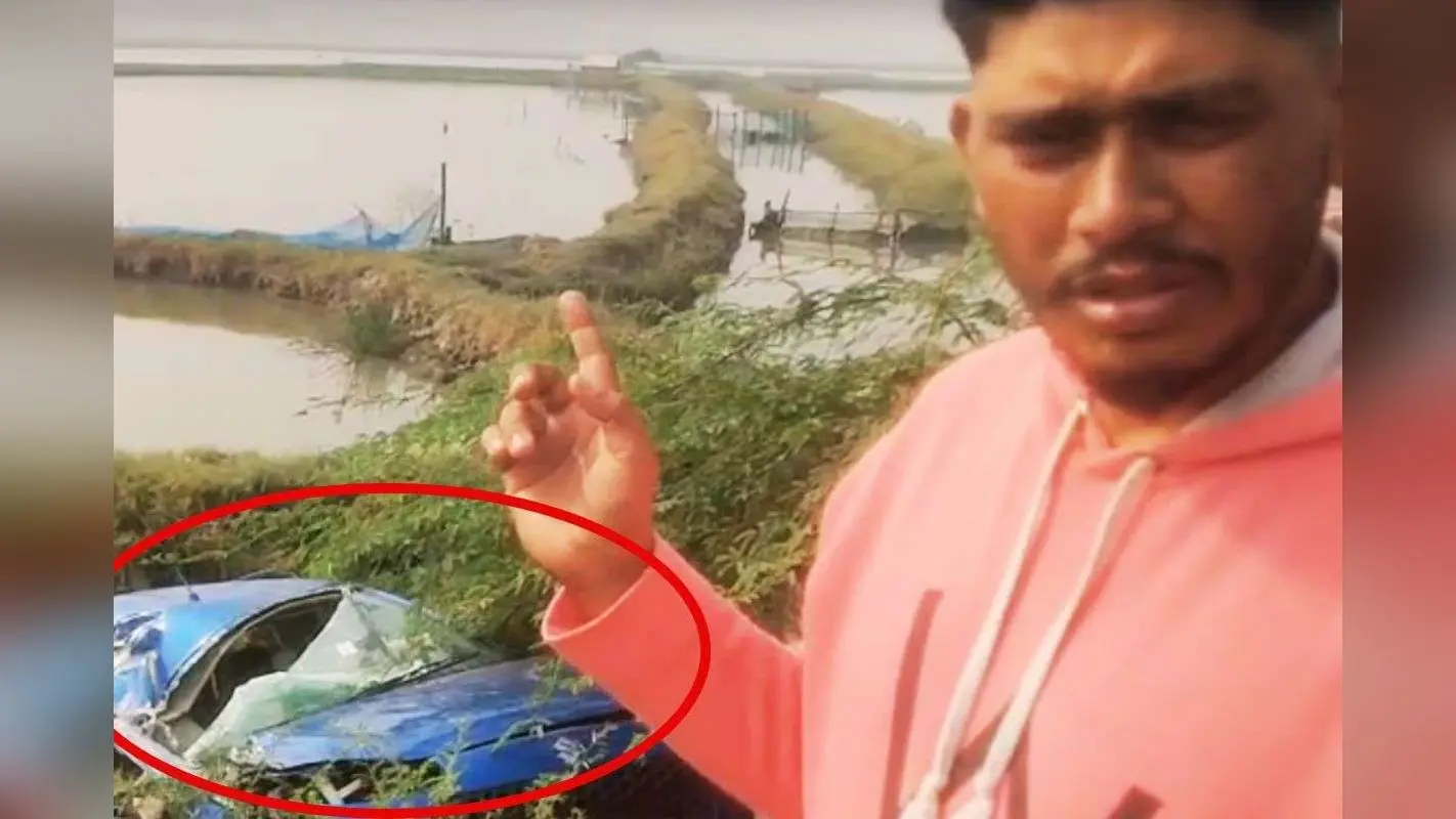 संदेशखाली के शेख शाहजहां केस के मुख्य गवाह भोलानाथ घोष की कार को ट्रक ने मारी टक्कर, बेटे और चालक की मौत