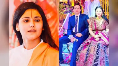 Nidhi Saraswat: कौन हैं कथावाचक निधि सारस्वत, जिन्होंने पूर्व मंत्री के बेटे चिराग उपाध्याय संग रचाई शादी?