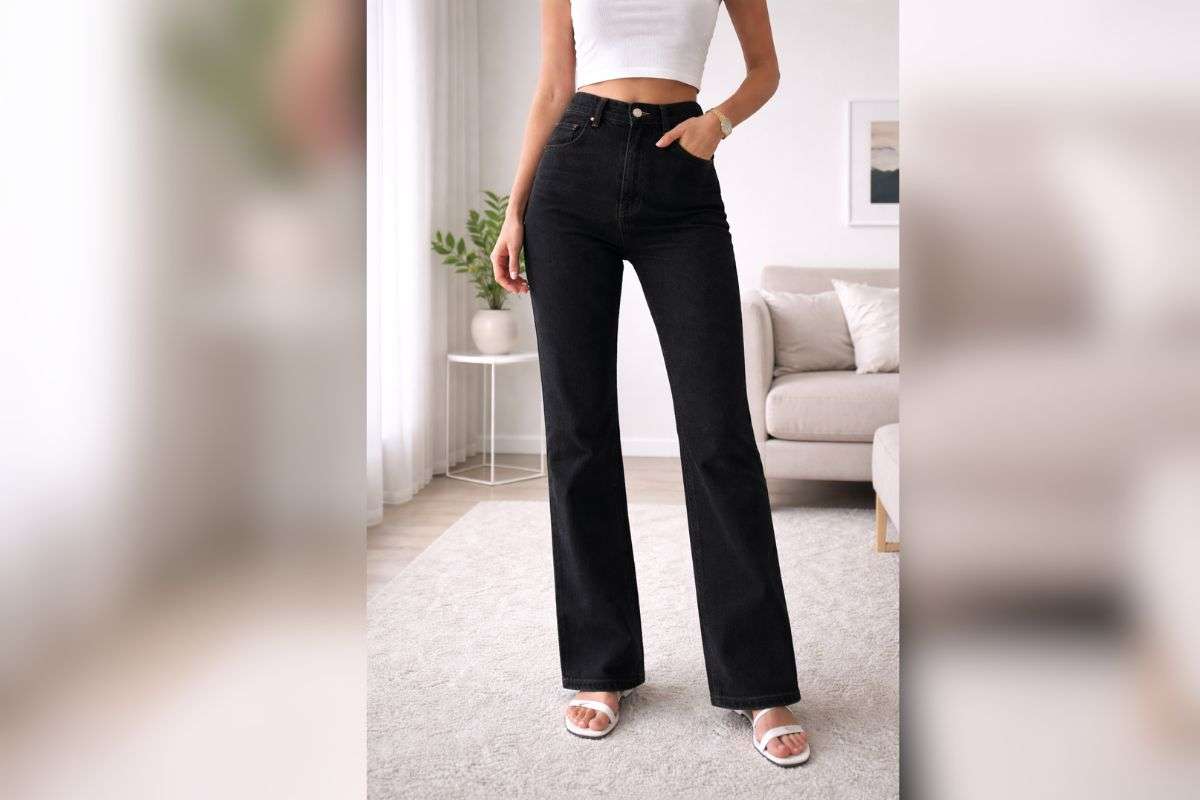 straight fit jeans (AI Generated)