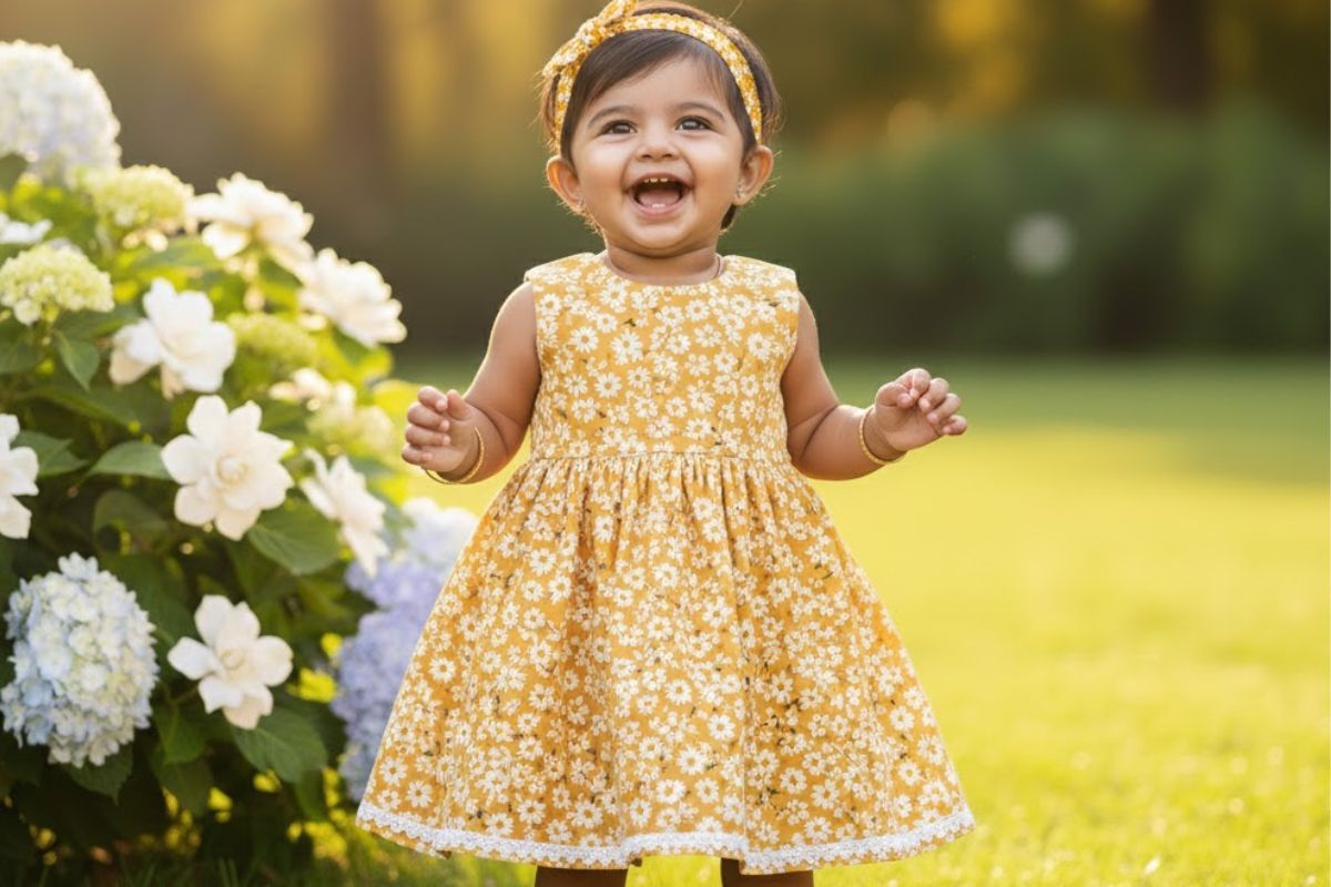 A-line Frock Design (AI IMAGE)